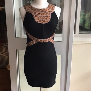 Free people embellished mirror mini dress